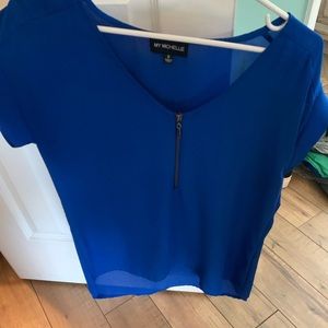 My Michelle blue blouse